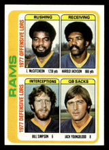 1978 Topps #513 Lawrence McCutcheon/Harold Jackson/Bill Simpson/Jack Youngblood TL Near Mint  ID: 506271