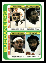 1978 Topps #527 Morris Owens/Isaac Hagins/Mike Washington/Lee Roy Selmon TL Near Mint  ID: 506336