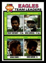 1979 Topps #151 Wilbert Montgomery/Harold Carmichael/Herman Edwards/Dennis Harrison TL Near Mint  ID: 506751