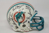 1972 Dolphins 15 Autos Shula Csonka PSA/DNA Signed Mini Helmet Warfield Griese