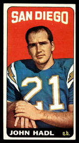 1965 Topps #161 John Hadl Excellent+ SP 