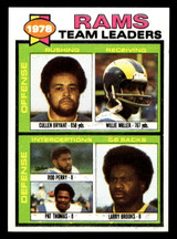 1979 Topps #282 Cullen Bryant/Willie Miller/Rod Perry/Pat Thomas/Larry Brooks TL Near Mint  ID: 507427