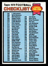 1979 Topps #368 Checklist 265-396 Very Good  ID: 507762