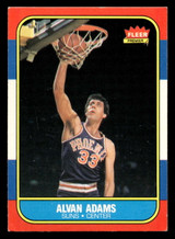 1986-87 Fleer #2 Alvan Adams VG-EX Basketball 