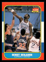 1986-87 Fleer #8 Benoit Benjamin Ex-Mint RC Rookie Basketball  ID: 508490