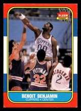 1986-87 Fleer #8 Benoit Benjamin Excellent+ RC Rookie Basketball  ID: 508492