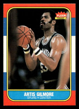 1986-87 Fleer #37 Artis Gilmore Ex-Mint Basketball 