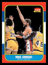 1986-87 Fleer #38 Mike Gminski NM-Mint Basketball  ID: 508641
