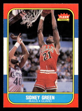 1986-87 Fleer #40 Sidney Green Near Mint+ Basketball  ID: 508649