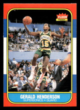 1986-87 Fleer #45 Gerald Henderson VG-EX Basketball 
