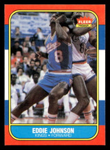 1986-87 Fleer #51 Eddie Johnson Near Mint+ RC Rookie Basketball  ID: 508740