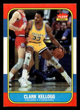 1986-87 Fleer #58 Clark Kellogg Very Good RC Rookie Crease 