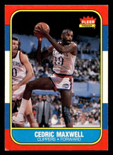 1986-87 Fleer #70 Cedric Maxwell Very Good Crease 