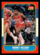 1986-87 Fleer #71 Rodney McCray Very Good RC Rookie Crease 