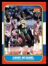 1986-87 Fleer #72 Xavier McDaniel Near Mint RC Rookie Basketball 