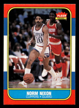 1986-87 Fleer #80 Norm Nixon Near Mint+ Basketball  ID: 508866
