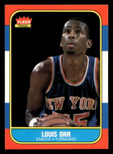 1986-87 Fleer #83 Louis Orr Ex-Mint Basketball 
