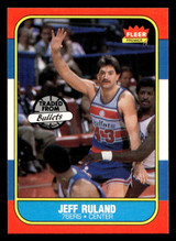 1986-87 Fleer #96 Jeff Ruland NM-Mint Basketball 