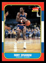 1986-87 Fleer #105 Rory Sparrow Near Mint Basketball  ID: 509006