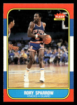 1986-87 Fleer #105 Rory Sparrow Near Mint+ Basketball  ID: 509007