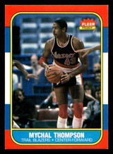 1986-87 Fleer #111 Mychal Thompson Ex-Mint Basketball  ID: 509037