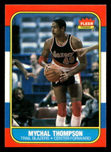 1986-87 Fleer #111 Mychal Thompson Near Mint Basketball 