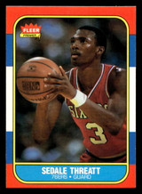 1986-87 Fleer #112 Sedale Threatt Near Mint RC Rookie Basketball 