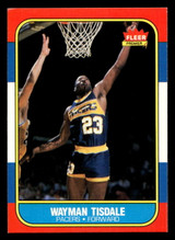 1986-87 Fleer #113 Wayman Tisdale Ex-Mint RC Rookie Basketball  ID: 509051