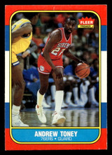 1986-87 Fleer #114 Andrew Toney Excellent Basketball 