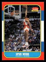 1986-87 Fleer #120 Spud Webb Ex-Mint RC Rookie Basketball  ID: 509114