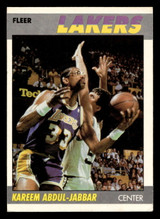 1987-88 Fleer #1 Kareem Abdul-Jabbar Very Good Basketball 