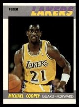 1987-88 Fleer #21 Michael Cooper Near Mint Basketball 