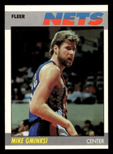 1987-88 Fleer #41 Mike Gminski Near Mint Basketball  ID: 509335