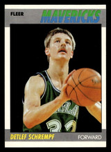 1987-88 Fleer #97 Detlef Schrempf Near Mint+ RC Rookie Basketball 