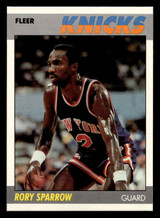 1987-88 Fleer #102 Rory Sparrow NM-Mint Basketball  ID: 509603
