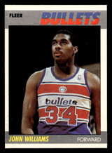 1987-88 Fleer #122 John Williams Near Mint RC Rookie Basketball  ID: 509695