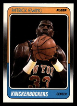 1988-89 Fleer #80 Patrick Ewing Near Mint+ Basketball 