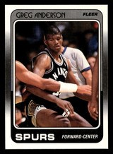 1988-89 Fleer #101 Greg Anderson Near Mint+ RC Rookie Basketball  ID: 510182