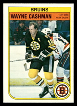 1982-83 O-Pee-Chee #8 Wayne Cashman Near Mint OPC 