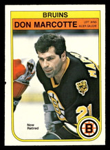 1982-83 O-Pee-Chee #14 Don Marcotte Near Mint OPC 