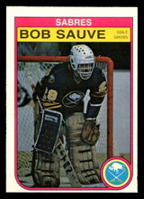 1982-83 O-Pee-Chee #34 Bob Sauve Near Mint OPC 