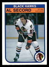 1982-83 O-Pee-Chee #74 Al Secord Near Mint+ OPC 