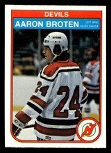 1982-83 O-Pee-Chee #136 Aaron Broten Ex-Mint RC Rookie OPC 