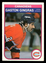 1982-83 O-Pee-Chee #182 Gaston Gingras Very Good OPC 