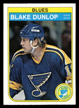 1982-83 O-Pee-Chee #301 Blake Dunlop Near Mint 