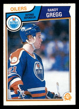 1983-84 O-Pee-Chee #28 Randy Gregg Ex-Mint RC Rookie 
