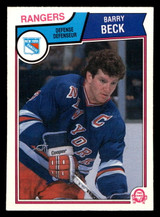 1983-84 O-Pee-Chee #241 Barry Beck Ex-Mint OPC 