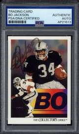 Bo Jackson 1991 Upper Deck #93 Signed PSA/DNA Slabbed Authenticated Raiders
