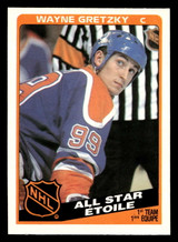 1984-85 O-Pee-Chee #208 Wayne Gretzky AS Very Good Crease 