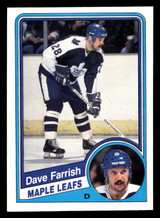 1984-85 O-Pee-Chee #301 Dave Farrish Near Mint+ OPC 